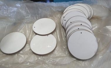 P8 P4 Material Round Keramik Keripik Piezoelektrik / Keramik Keripik Piezo 43 X 2mm
