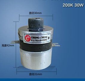 200K Piezoelectric Ultrasonic Transducer dengan frekuensi tinggi, Membersihkan Transduser Piezoceramic