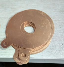 Keandalan Tinggi Piezo Keramik Piring Elektroda Cincin Tembaga Tahan Panas