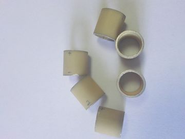 Tabung Dan Cincin Piezoelektrik Plat Keramik Tahan Panas Yang Baik Untuk Detektor Ultrasonik