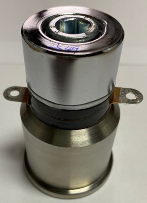 Titanium Disesuaikan 50w 28khz Piezoelektrik Ultrasonic Vibration Transduser