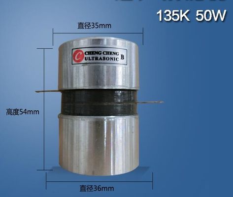 135k 50W Frekuensi Tinggi Piezo Ultrasonic Transducer Untuk Industri Pembersihan